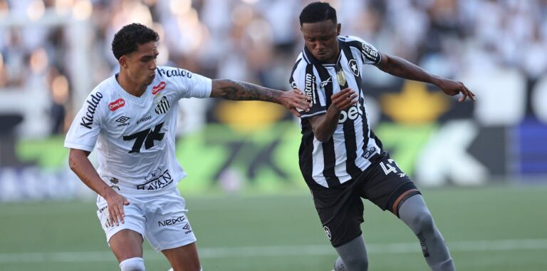 botafogo-fica-a-frente-duas-vezes,-mas-santos-busca-empateno-nilton-santos