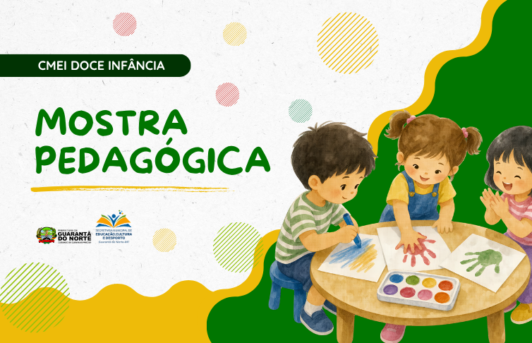 CMEI Doce Infância realiza Mostra Pedagógica com projeto de leitura e educação antirracista.